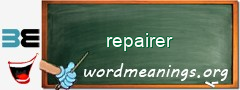 WordMeaning blackboard for repairer